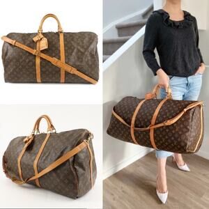 💎✨BEAUTIFUL✨💎Authentic Louis Vuitton Monogram Keep All Bandouliere 60